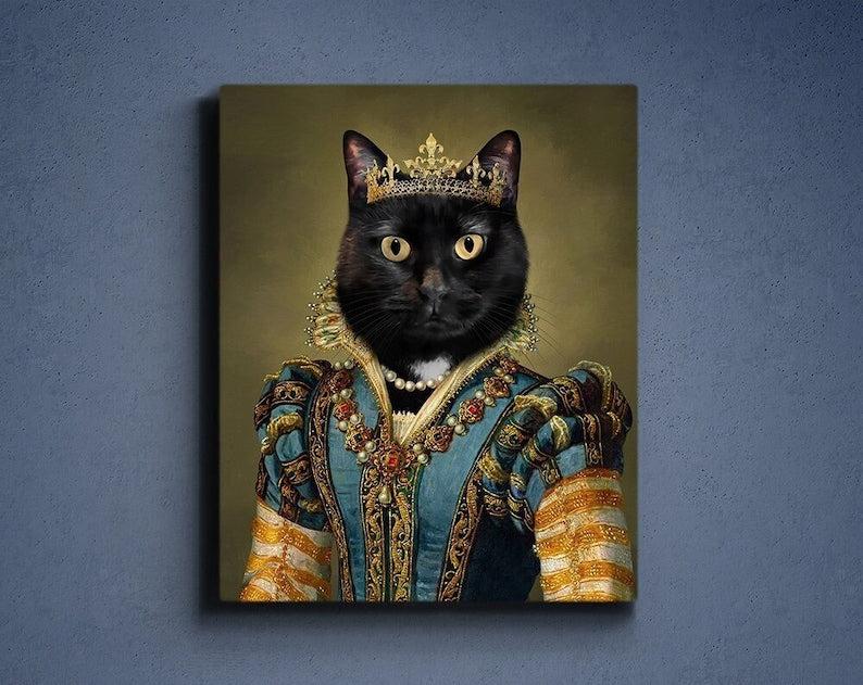 Custom Renaissance Pet Portrait