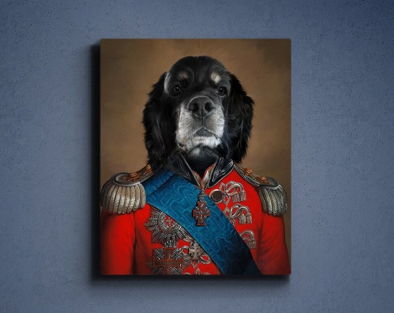 Custom King Pet Portrait