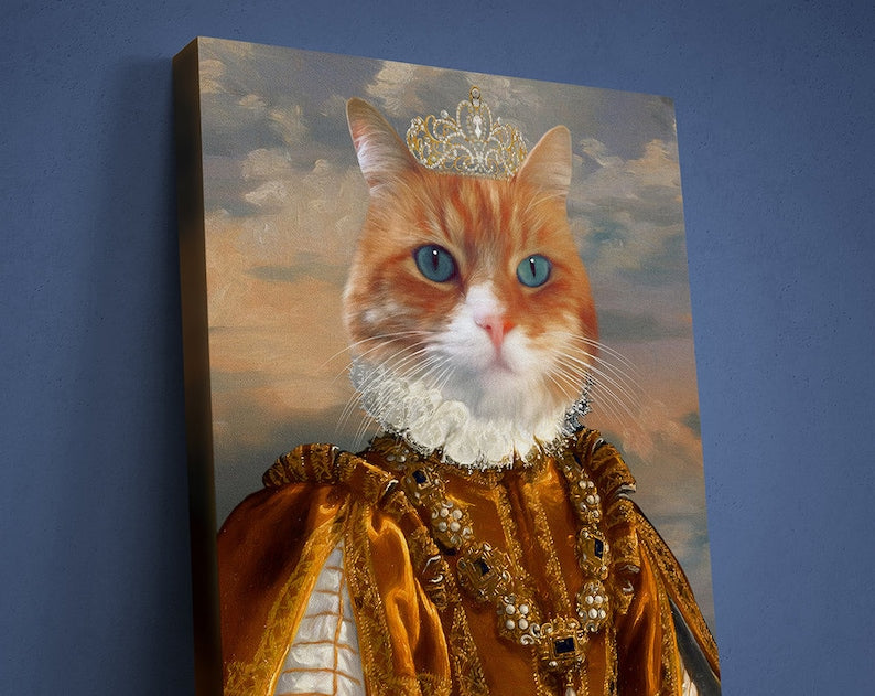 Custom Renaissance Pet Portrait