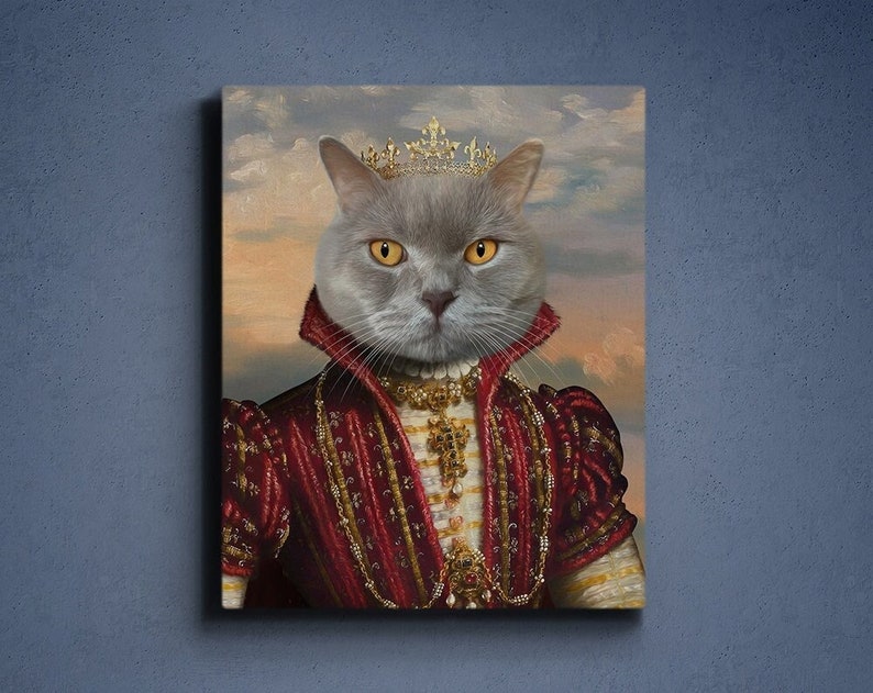 Custom Renaissance Pet Portrait