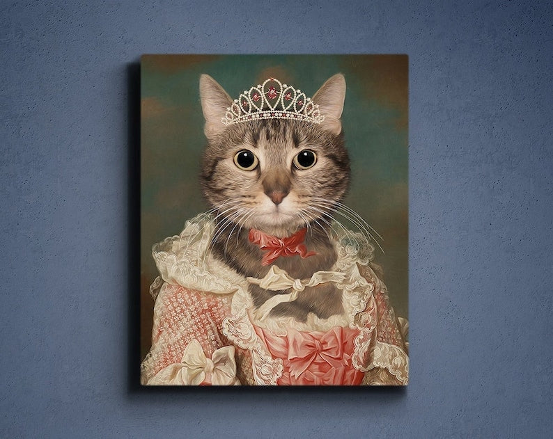 Custom Queen Pet Portrait