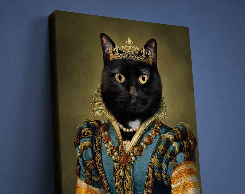 Custom Renaissance Pet Portrait