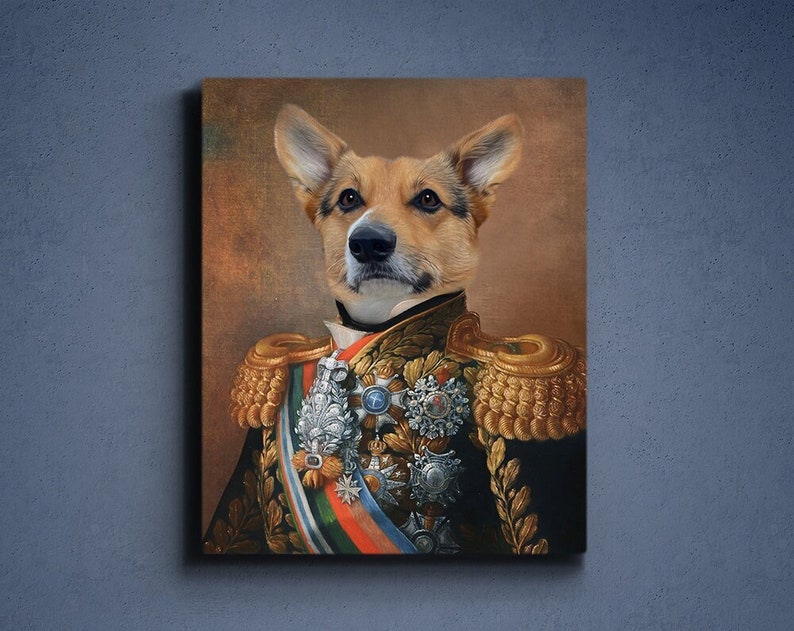 Custom King Pet Portrait