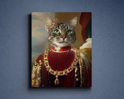 Custom King Pet Portrait