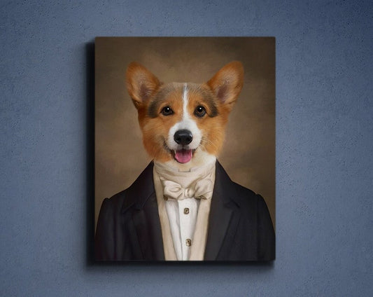 Custom Suit Pet Portrait