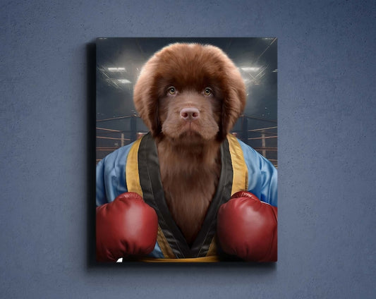 Custom Rocky Pet Portrait