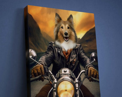 Custom Rider Pet Portrait