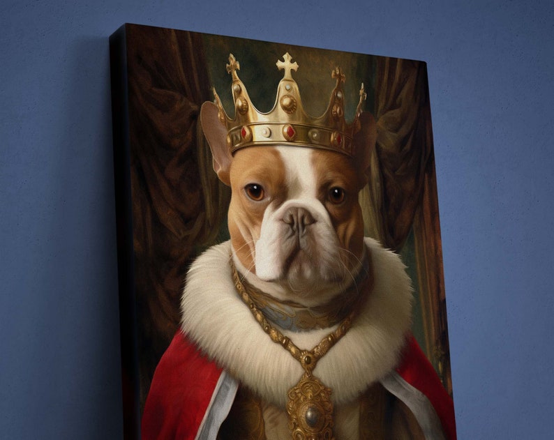 Custom King Pet Portrait