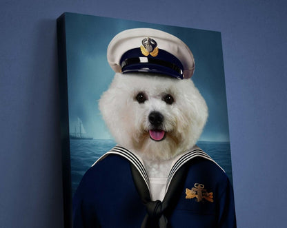 Custom Captain Pet Portrait