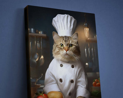 Custom Chef Pet Portrait