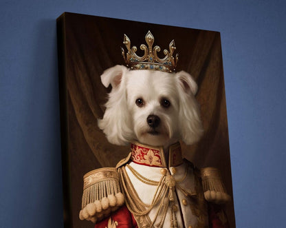 Custom Renaissance Dog Portrait