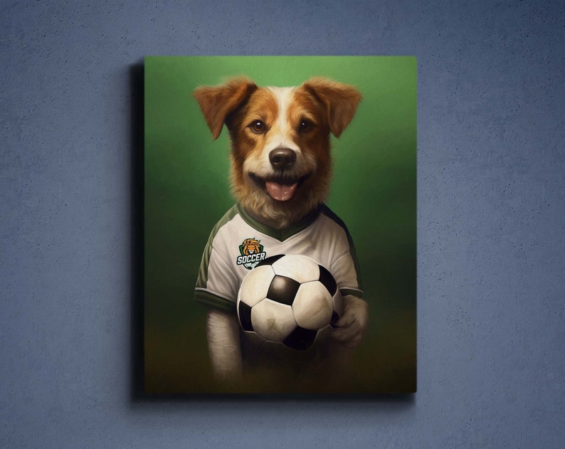 Custom Football Pet Portrait