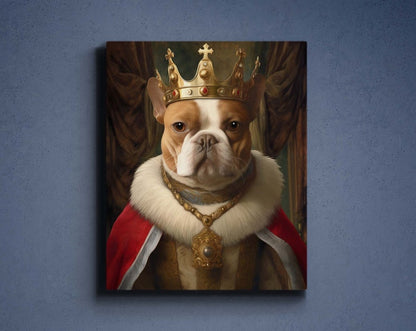 Custom King Pet Portrait