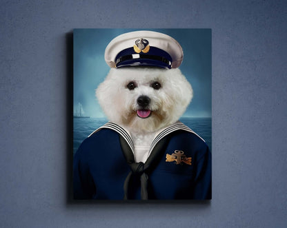 Custom Captain Pet Portrait