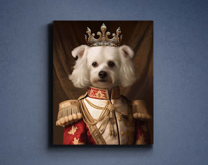 Custom Renaissance Dog Portrait