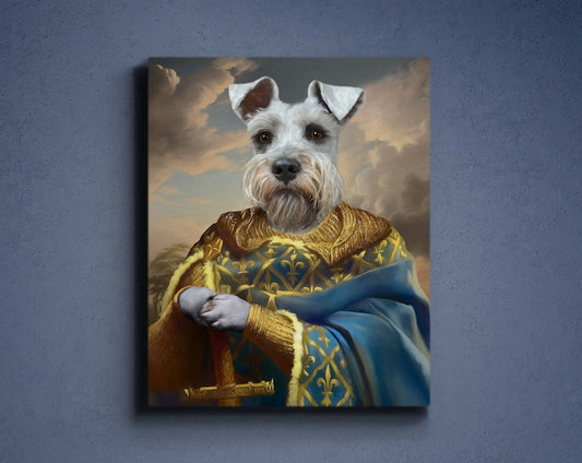 Custom King Pet Portrait