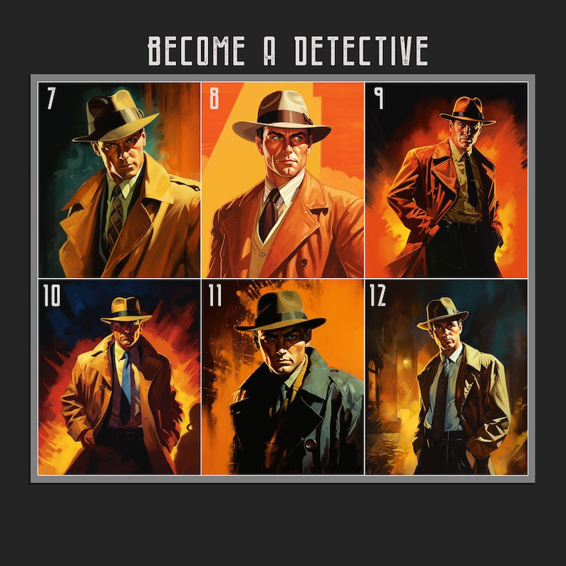 Pulp Detective Portrait