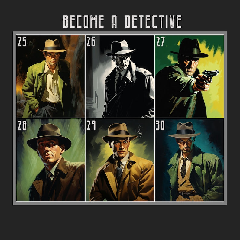 Pulp Detective Portrait