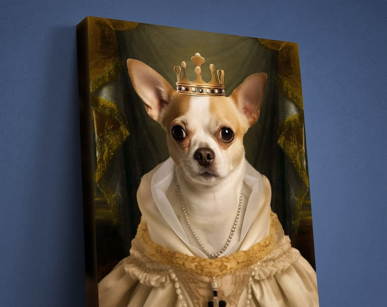 Custom Renaissance Pet Portrait