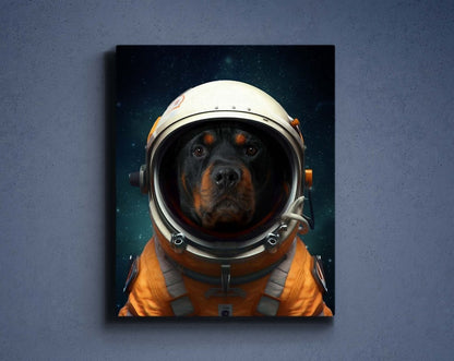 Custom Astronaut Pet Portrait