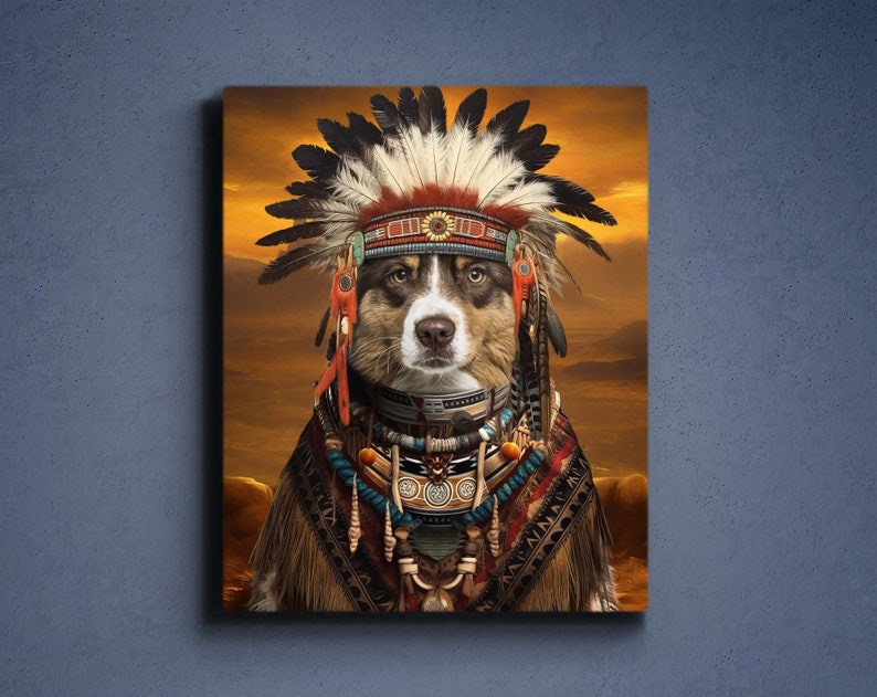 Custom Indian Pet Portrait