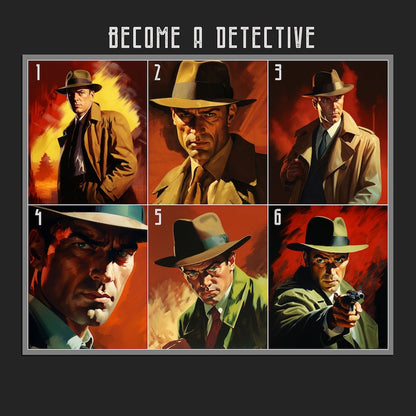 Pulp Detective Portrait