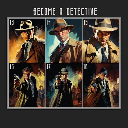 Pulp Detective Portrait