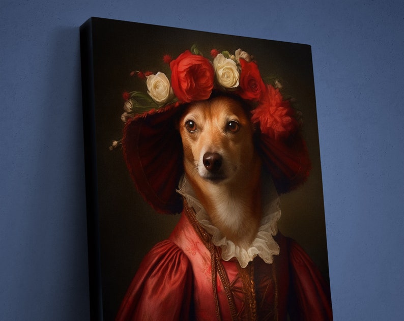 Custom Lady Pet Portrait