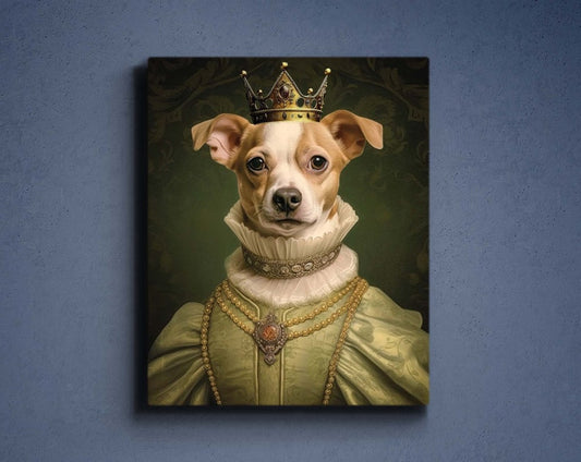 Custom Renaissance Pet Portrait