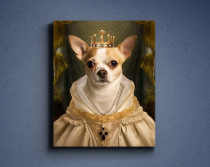 Custom Renaissance Pet Portrait