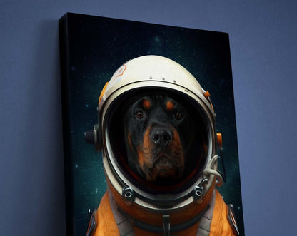 Custom Astronaut Pet Portrait