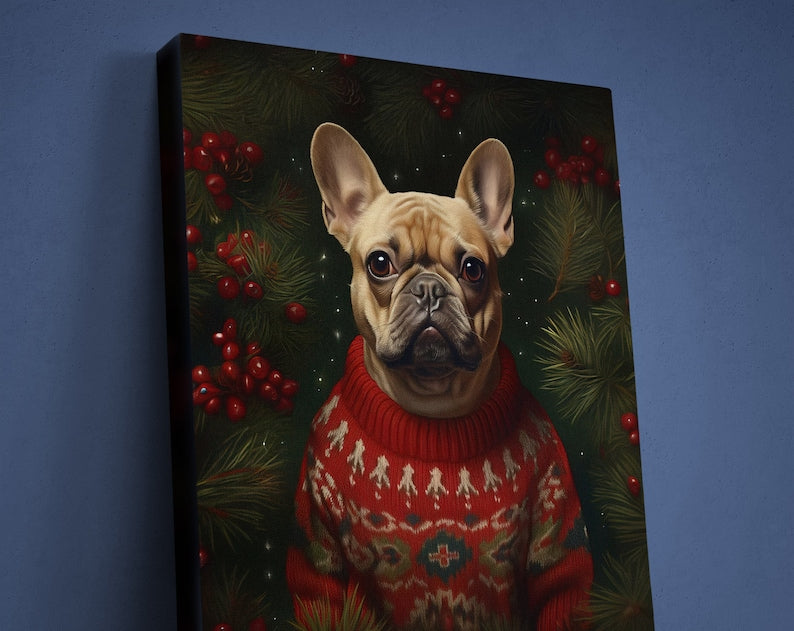 Custom Christmas Pet Portrait