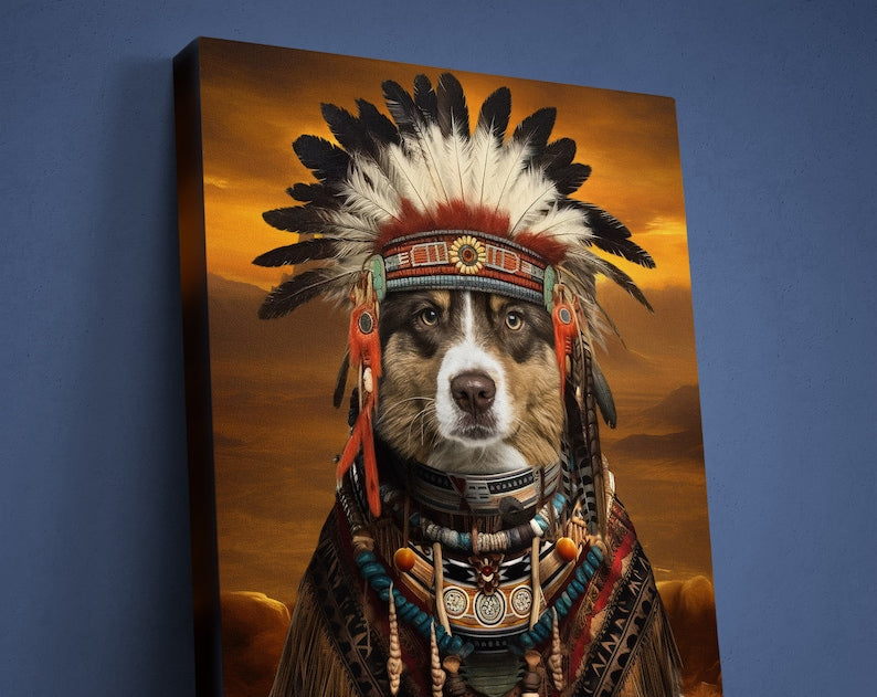 Custom Indian Pet Portrait