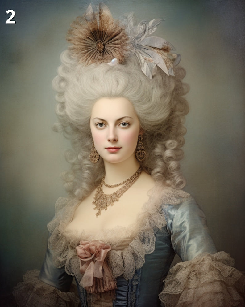 Rococo Queen Portrait