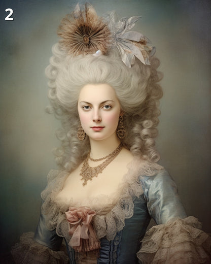 Rococo Queen Portrait