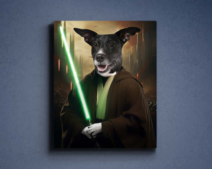 Custom Star Wars Jedi Pet Portrait