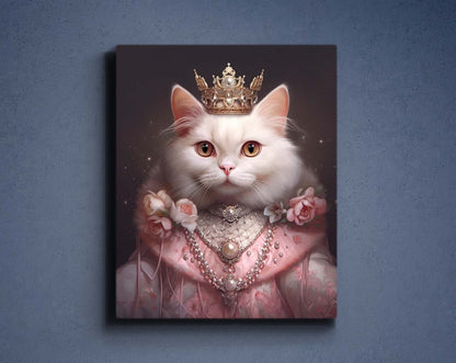 Custom Princess Pet Portrait