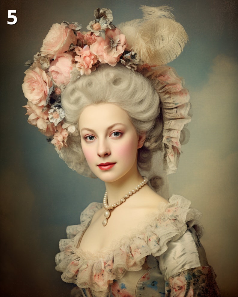 Rococo Queen Portrait