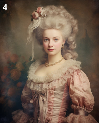 Rococo Queen Portrait