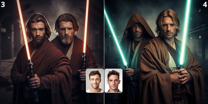 Star Wars Jedi Brothers Portrait