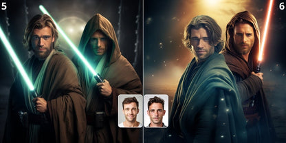 Star Wars Jedi Brothers Portrait