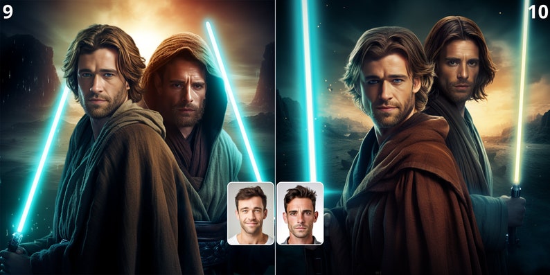 Star Wars Jedi Brothers Portrait