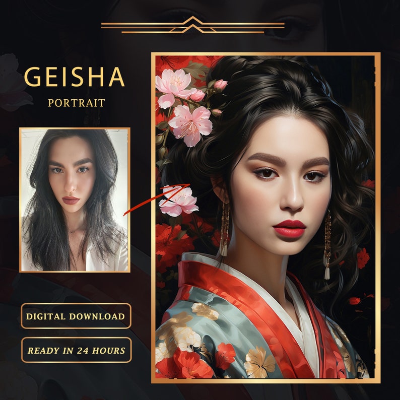 Japanische Geisha