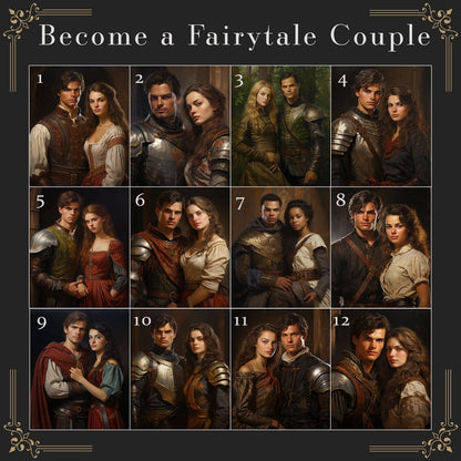 Medieval Fantasy Couple Portrait