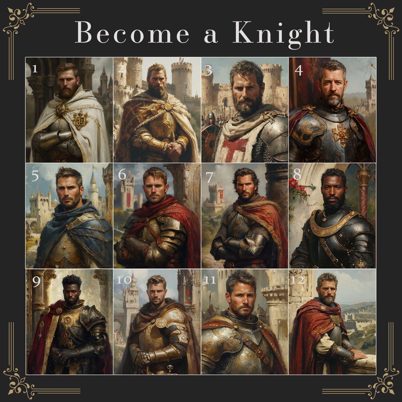 Medieval Knight Portrait