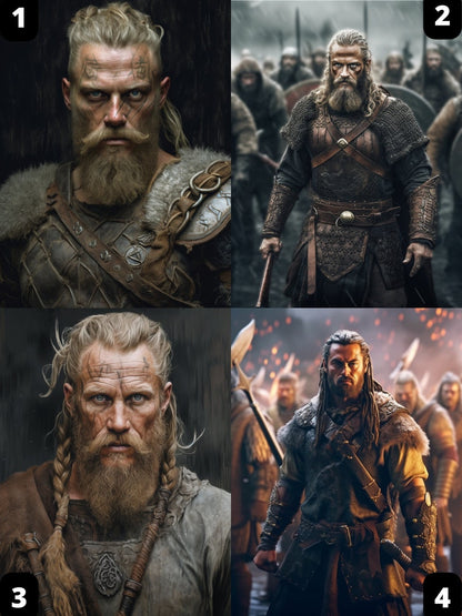 Viking Man Portrait