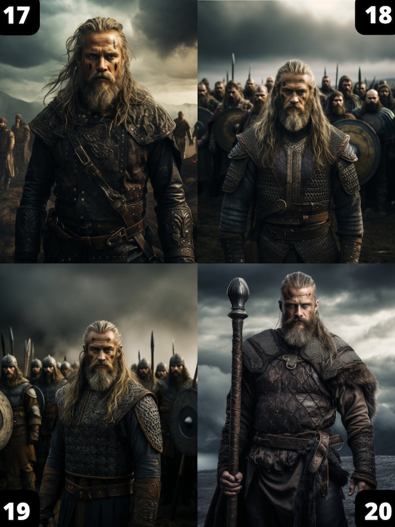 Viking Man Portrait