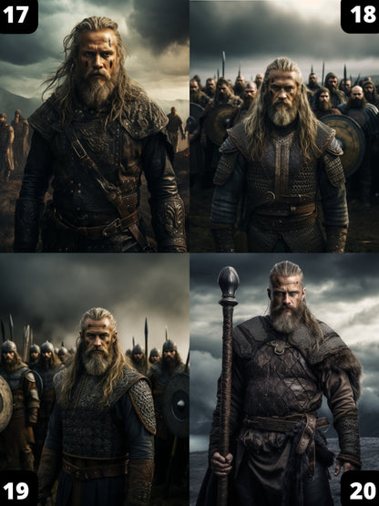 Viking Man Portrait