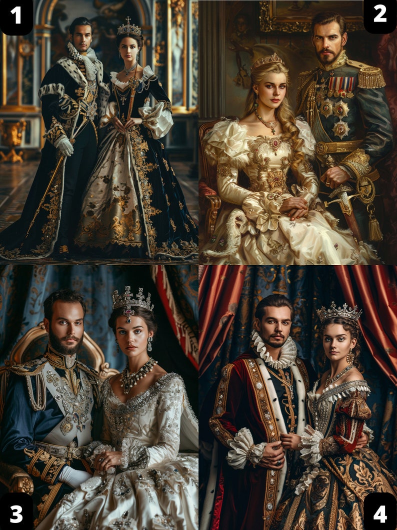 Royal Couple Portrait