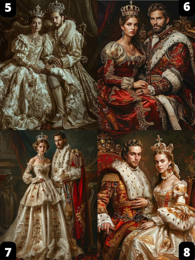 Royal Couple Portrait